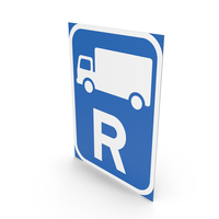 South African Reserved For Goods Vehicles Sign PNG & PSD Images
