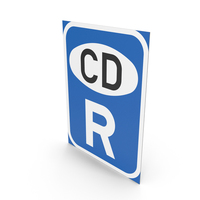 South African Sign Reserved for Diplomatic Vehicles PNG & PSD Images