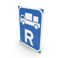 South African Sign Reserved for Delivery Vehicles PNG & PSD Images