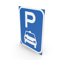 South African Sign Parking for Taxis PNG & PSD Images