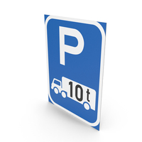 South African Sign Parking for Goods Vehicles Exceeding 10t PNG & PSD Images