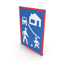South African Sign Living Street Woonerf Begins PNG & PSD Images