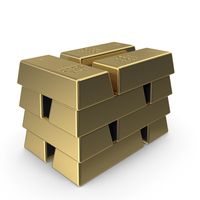 Fine Gold Ingots PNG & PSD Images