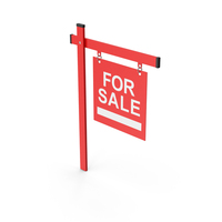 Red Real Estate Signboard For Sale PNG & PSD Images