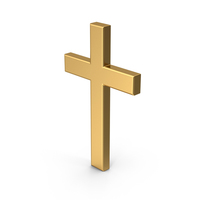 Gold Christian Cross PNG & PSD Images