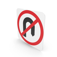 Australian Sign No U Turn PNG & PSD Images