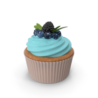 Berry Cupcake PNG & PSD Images