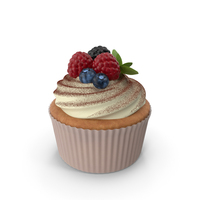 Berry Cupcake PNG & PSD Images