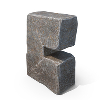 Stone Letter C PNG & PSD Images