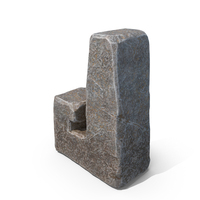 Stone Letter J PNG & PSD Images