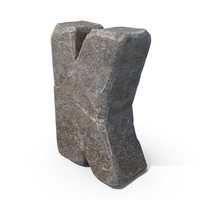 Stone Letter K PNG & PSD Images