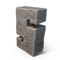 Stone Letter S PNG & PSD Images