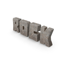 Text Rock PNG & PSD Images