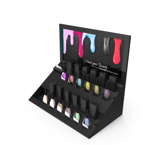 Nail Polish Display PNG & PSD Images