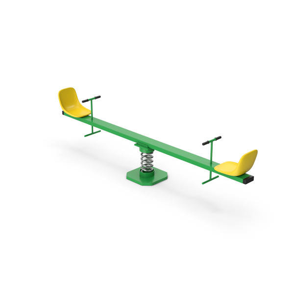 Green Playground Seesaw PNG & PSD Images