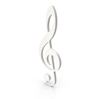 Music Treble Clef Porcelain PNG & PSD Images