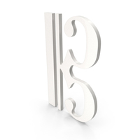Music Alto and Tenor Clefs Porcelain PNG & PSD Images