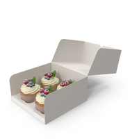 Cupcakes In A Cake Package PNG & PSD Images