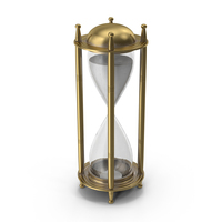 Stylish Brass Hourglass PNG & PSD Images