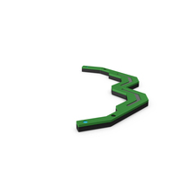 Scifi Element Green PNG & PSD Images