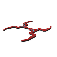 Scifi Element Red PNG & PSD Images