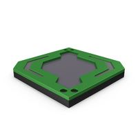 Scifi Element Green PNG & PSD Images