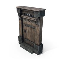 Old Wood Door Close PNG & PSD Images