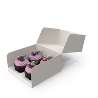 Cupcakes In A Cake Package PNG & PSD Images