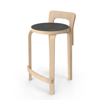 K65 Bar Stool by Artek PNG & PSD Images