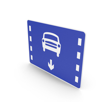 Chinese Sign Lane For Automobile PNG & PSD Images