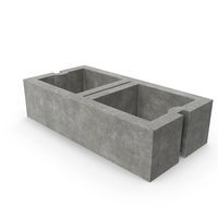 Cinder Block Double Sash 16x4 PNG & PSD Images