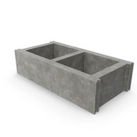 Cinder Block Stretcher 16x4 PNG & PSD Images