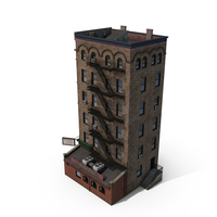 Apartment Building With Restaurant PNG & PSD Images