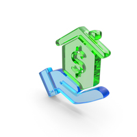 Dollar Home Symbol PNG & PSD Images