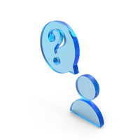 Question Mark Chat Bubble With User Symbol PNG & PSD Images