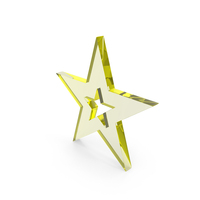 Small Star In Star Frame Symbol PNG & PSD Images