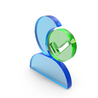 User With Tick Mark Symbol PNG & PSD Images