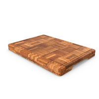 Small Bamboo Chopping Board Dark PNG & PSD Images