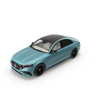 New Mercedes E Class 2023 Blue PNG & PSD Images