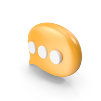 Talk Icon Yellow PNG & PSD Images