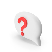 Talk Icon Question White PNG & PSD Images