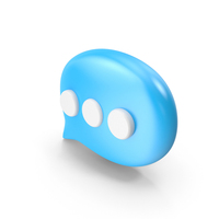 Talk Icon Blue PNG & PSD Images
