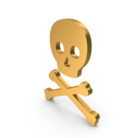 Danger Skull With Crossed Bones PNG & PSD Images