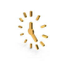 Needles Clock Symbol PNG & PSD Images
