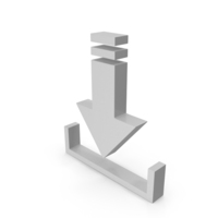 Download Icon White PNG & PSD Images