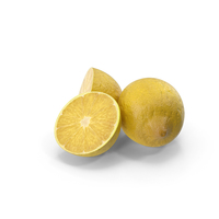 Lemon and Lemon Slices PNG & PSD Images
