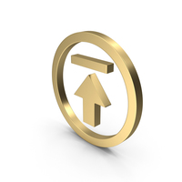 CIRCLE UPLOAD ICON GOLD PNG & PSD Images