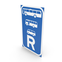South African Sign Reserved for Buses PNG & PSD Images