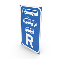 South African Sign Reserved for Buses, Trams and Mini Buses PNG & PSD Images