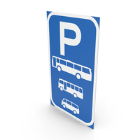 South African Sign Parking for Buses PNG & PSD Images